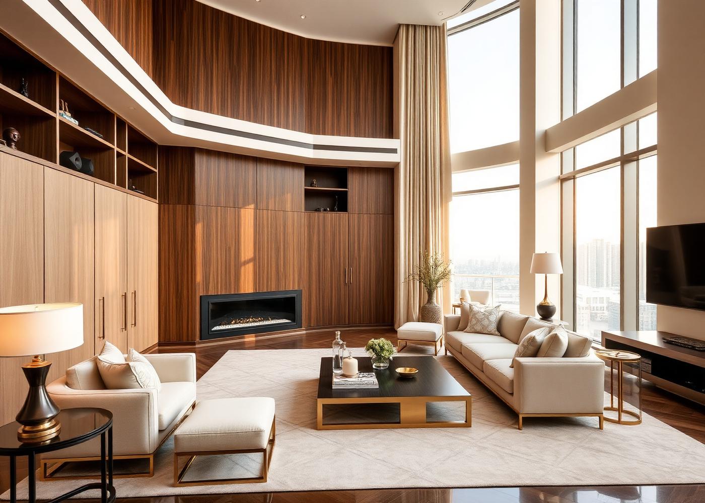 Bespoke joinery and furnishing in a completed Al Burraq Interiors project